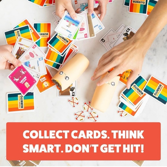 NEW Throw Throw Burrito Dodgeball Card Game Night Gift Family Kids Teens Ages 7+ - Picture 5 of 14